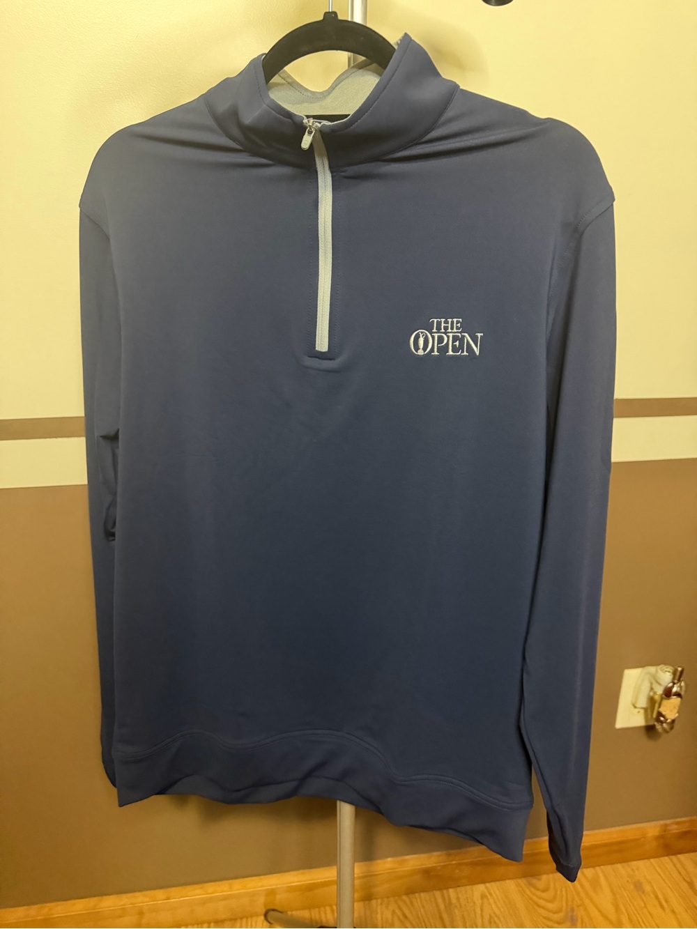 NWT Peter Millar The Open Championship NBC Sports Crew Perth Quarter Zip. Size M